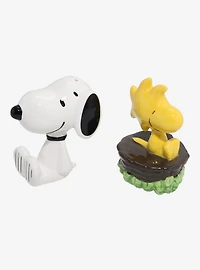 Peanuts Snoopy & Woodstock Figural Salt & Pepper Shaker Set
