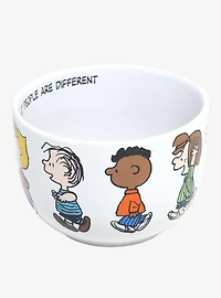 Peanuts Characters Running Soup Mug