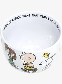 Peanuts Characters Running Soup Mug