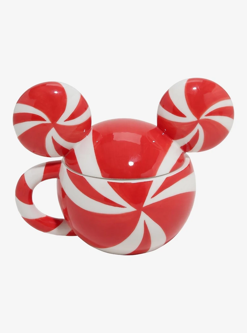 Disney Mickey Mouse Peppermint Figural Mug with Lid
