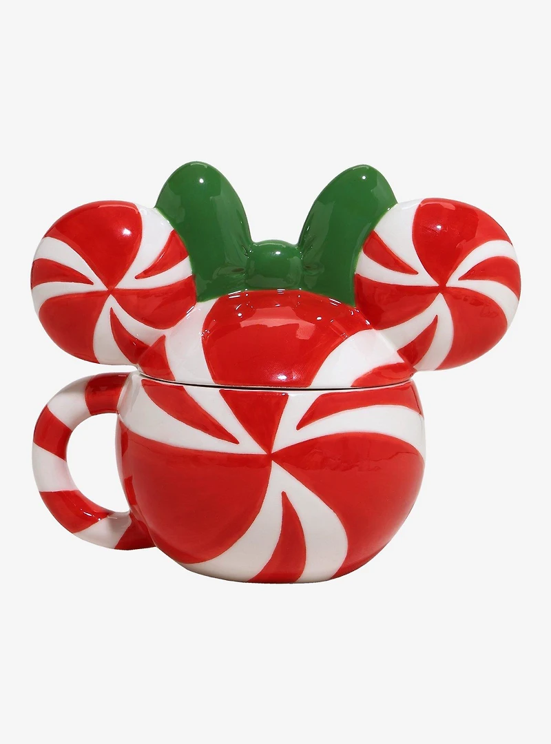 Disney Minnie Mouse Figural Peppermint Mug with Lid