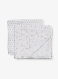 JuJuBe 2-Pack Square Swaddle Blanket Set