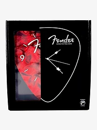 Fender Wall Clock Red