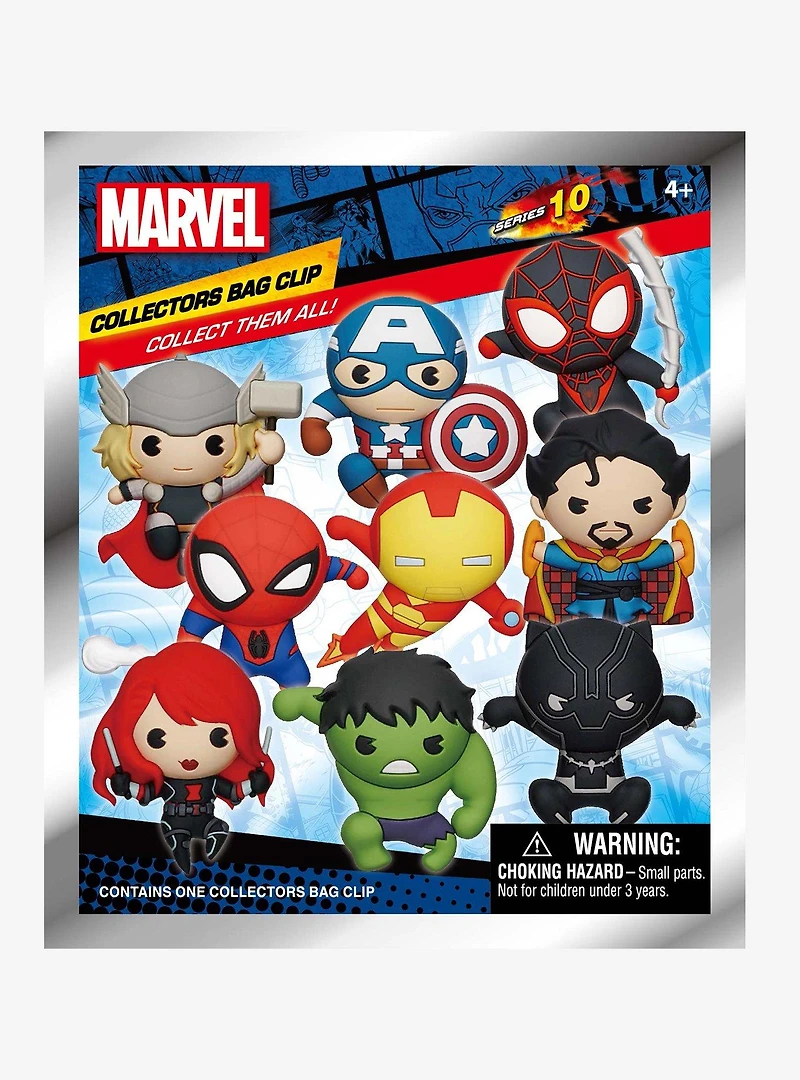 Marvel Series 10 Characters Blind Bag Figural Bag Clip
