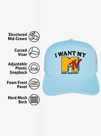 MTV I Want My MTV Foam Trucker Hat