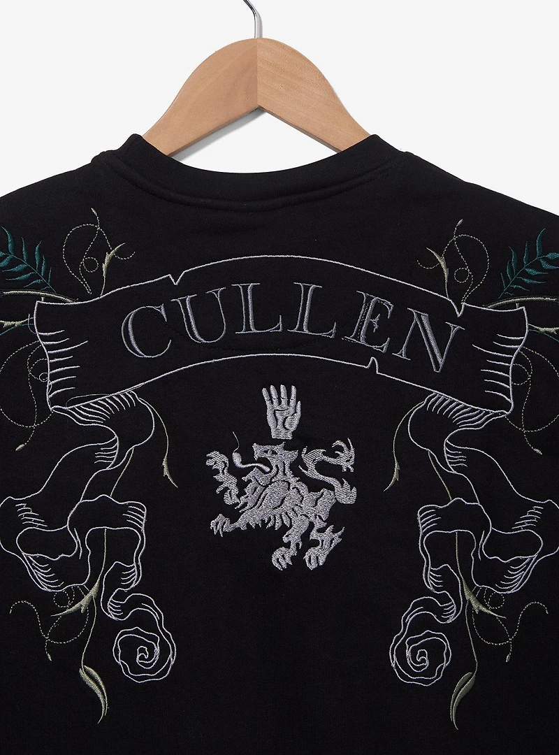 Twilight Cullens Embroidered Women's Crewneck — BoxLunch Exclusive