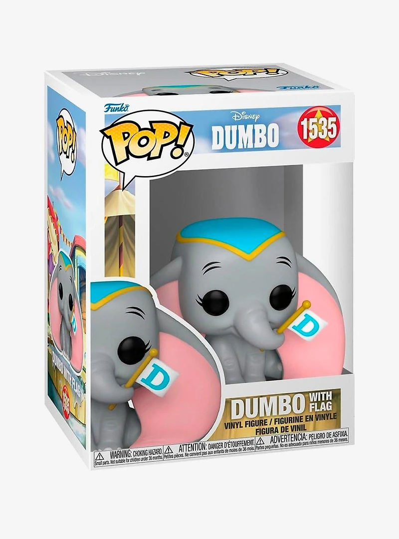 Funko Pop! Disney Dumbo With Flag Vinyl Figure