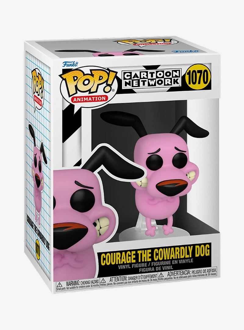 Funko Pop! Animation Cartoon Network Courage the Cowardly Dog Vinyl Figure