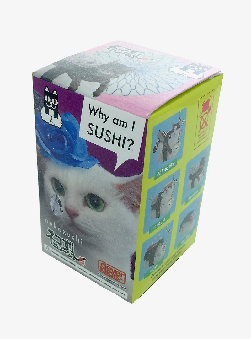 Nekozushi Sushi Cats Blind Box Keychain