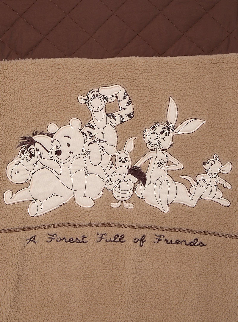 Disney Winnie the Pooh Tonal Icons Sherpa Jacket - BoxLunch Exclusive