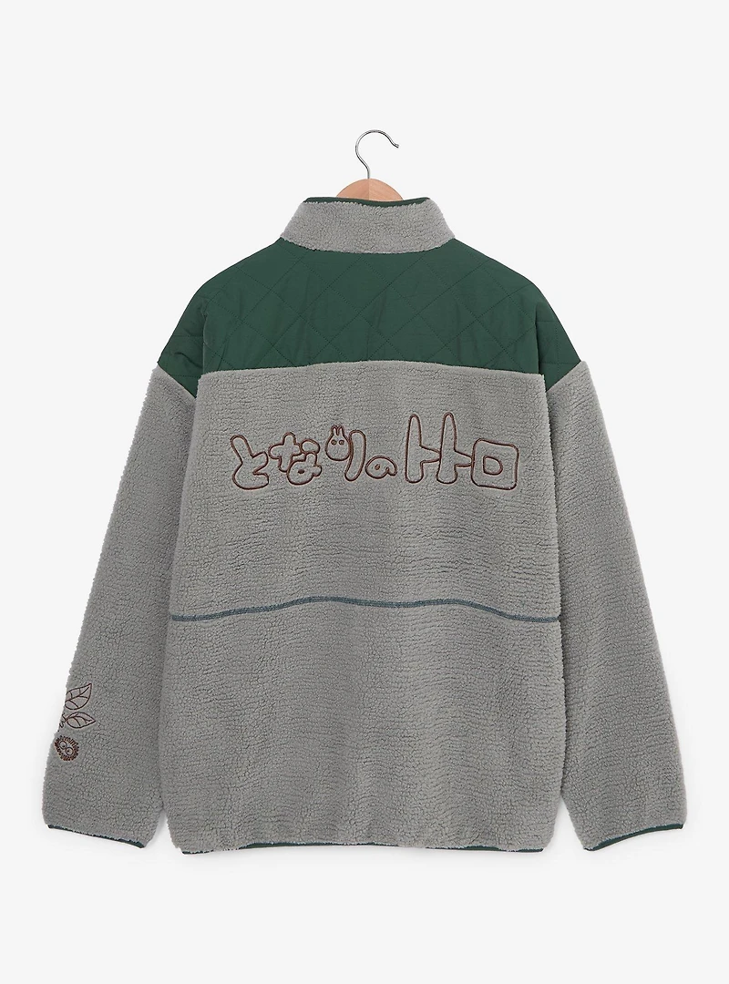 Studio Ghibli® My Neighbor Totoro Floral Icons Sherpa Jacket - BoxLunch Exclusive