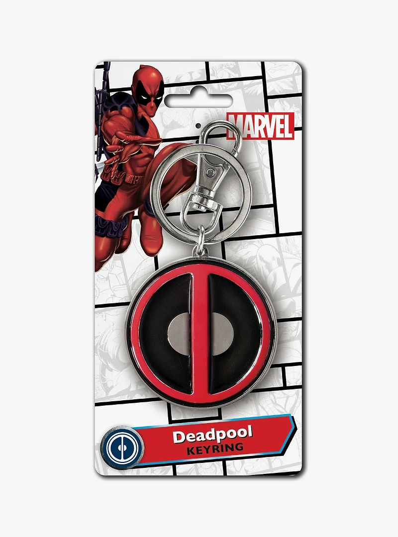 Marvel Deadpool Classic Logo Keychain