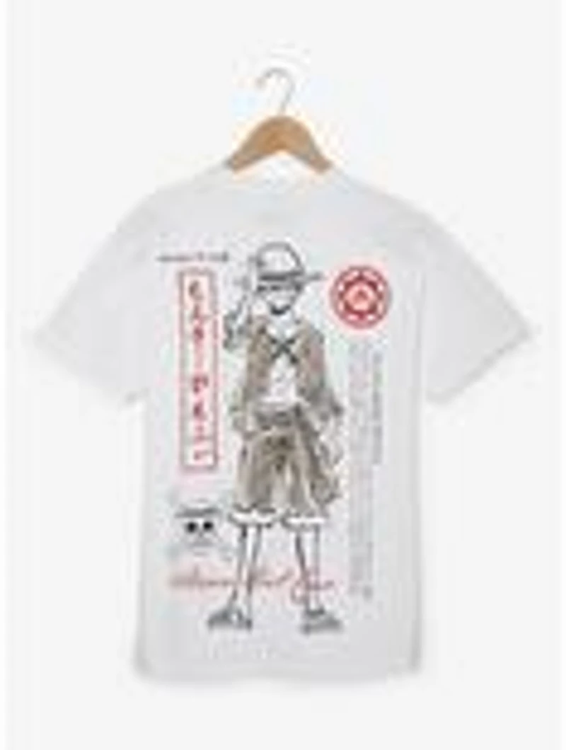One Piece Luffy Ink T-Shirt — BoxLunch Exclusive