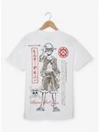 One Piece Luffy Ink T-Shirt — BoxLunch Exclusive