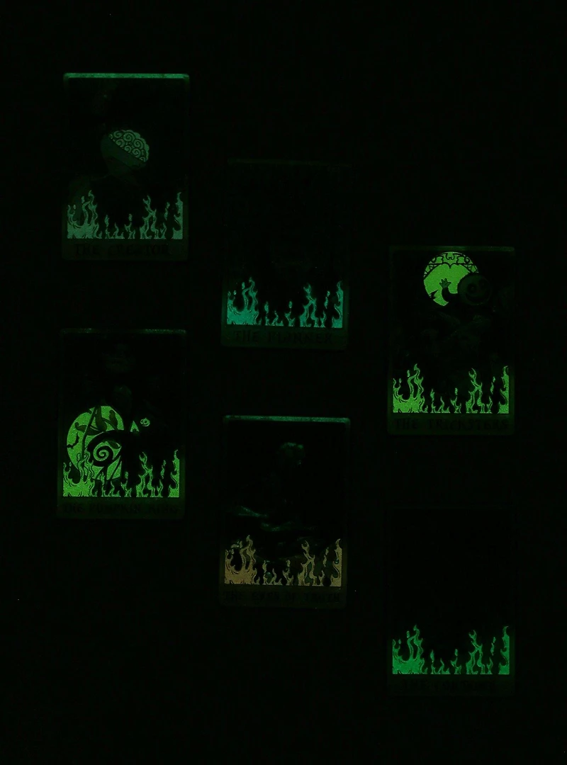 Loungefly Disney The Nightmare Before Christmas Tarot Card Glow-in-the-Dark Blind Box Enamel Pin - BoxLunch Exclusive