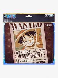 One Piece Luffy Wanted Poster Mousepad