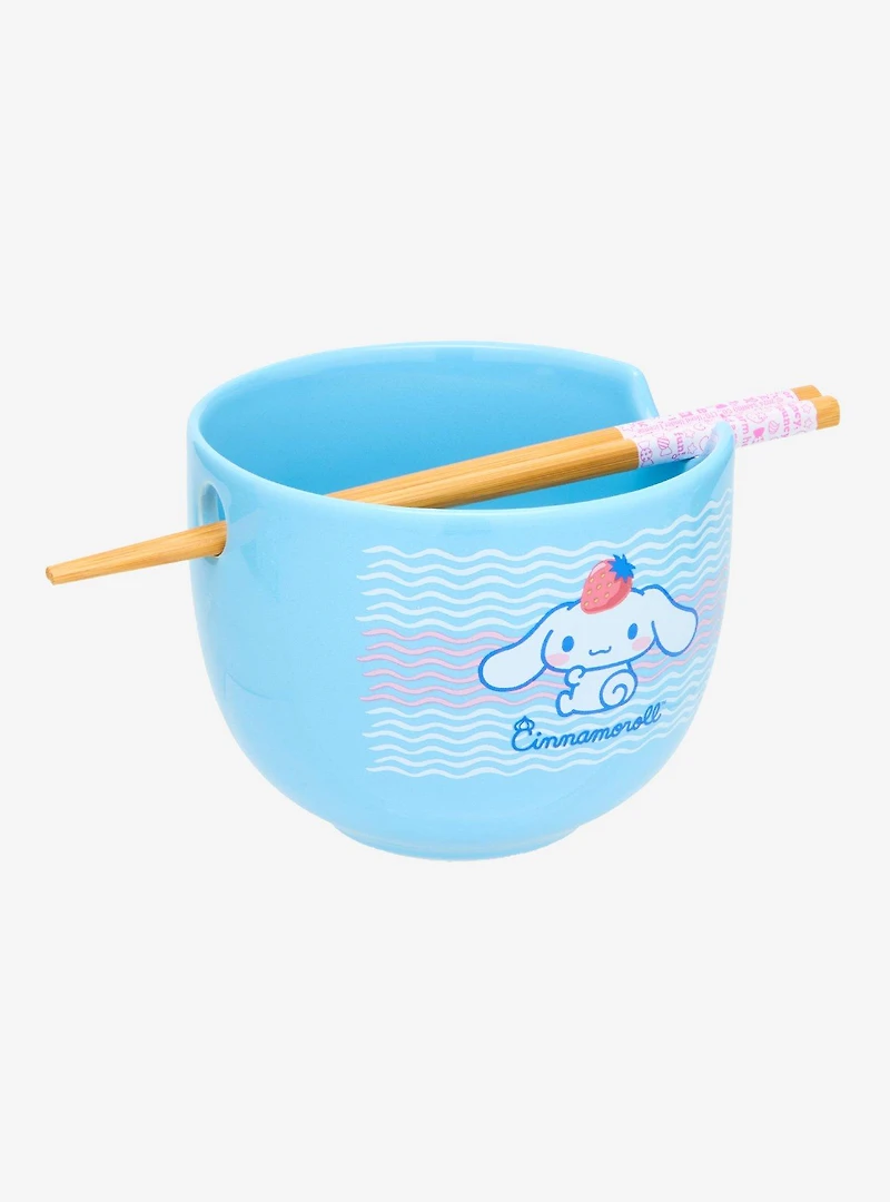 Sanrio Cinnamoroll Waves Blue Ramen Set