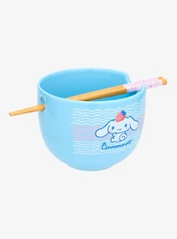 Sanrio Cinnamoroll Waves Blue Ramen Set