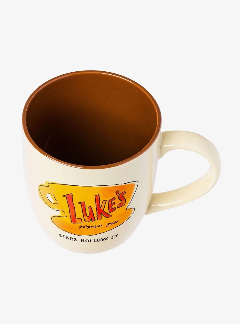 Gilmore Girls Luke's Diner Stars Hollow Mug