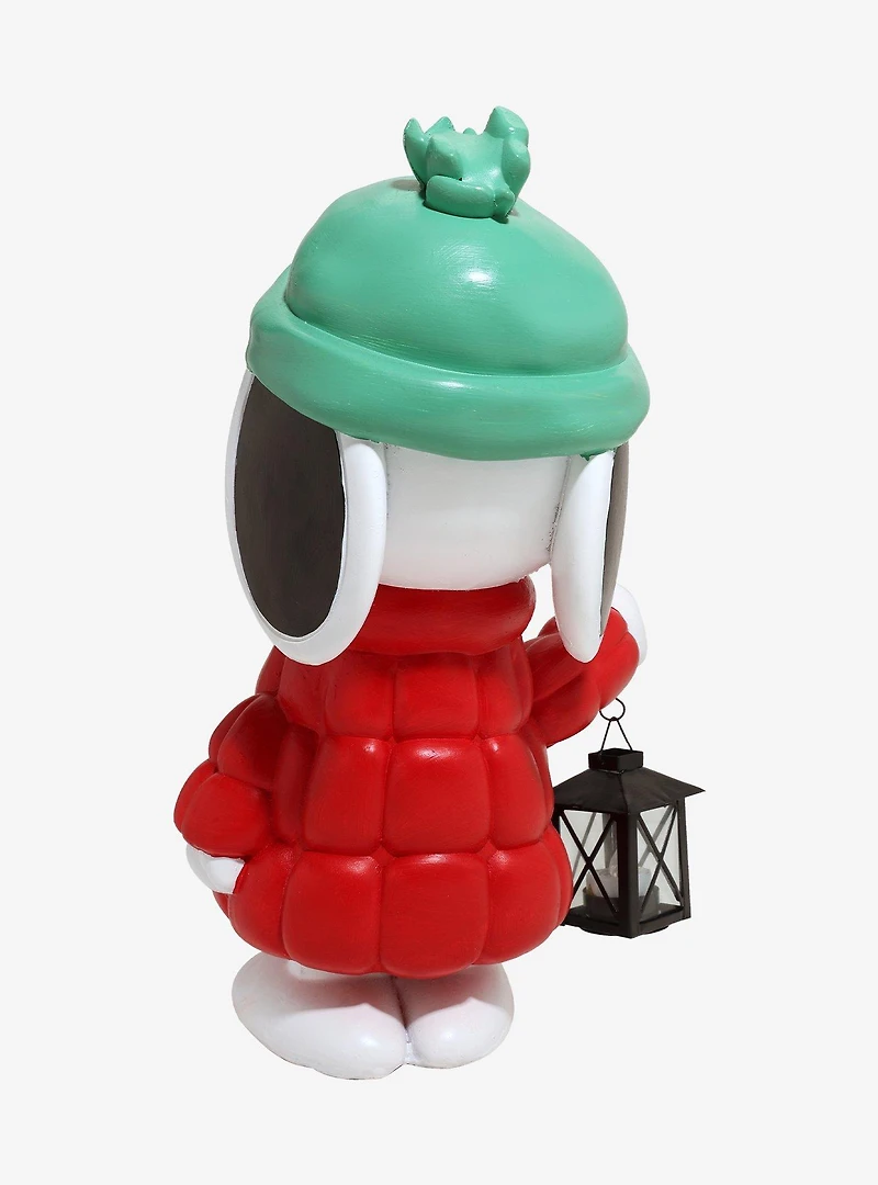 Peanuts Snoopy Puffer Jacket Figural Light-Up Porch Greeter