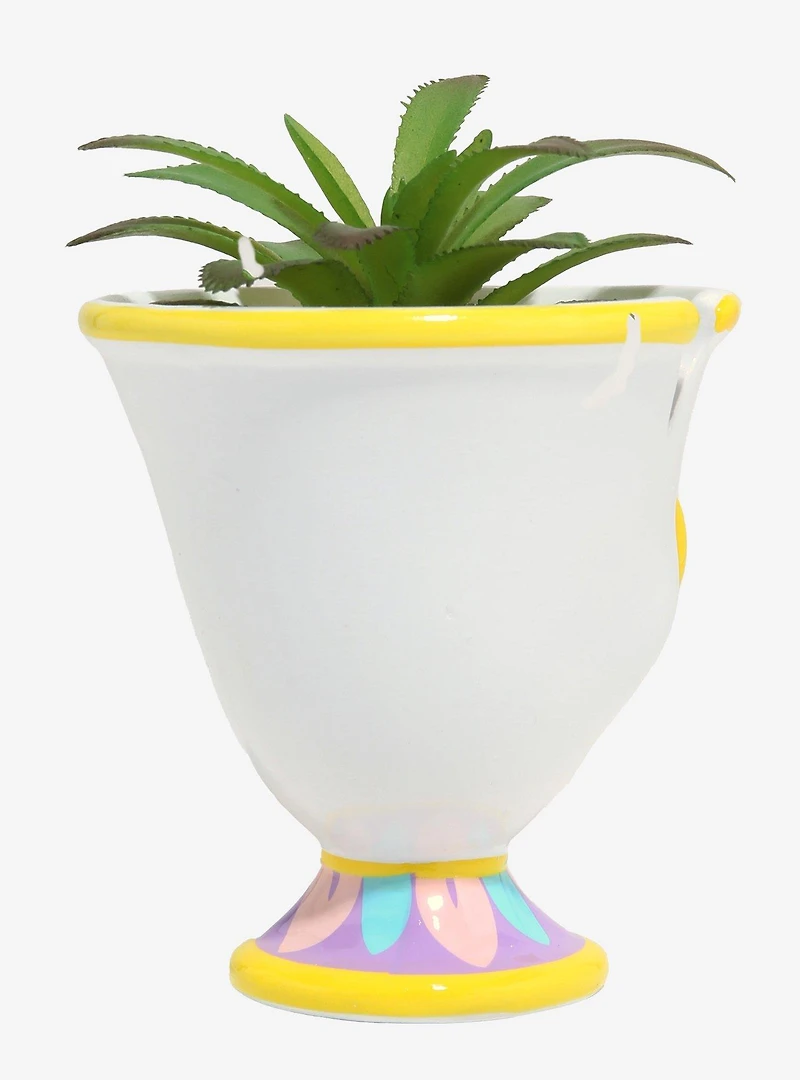 Disney Beauty and the Beast Chip Faux Planter