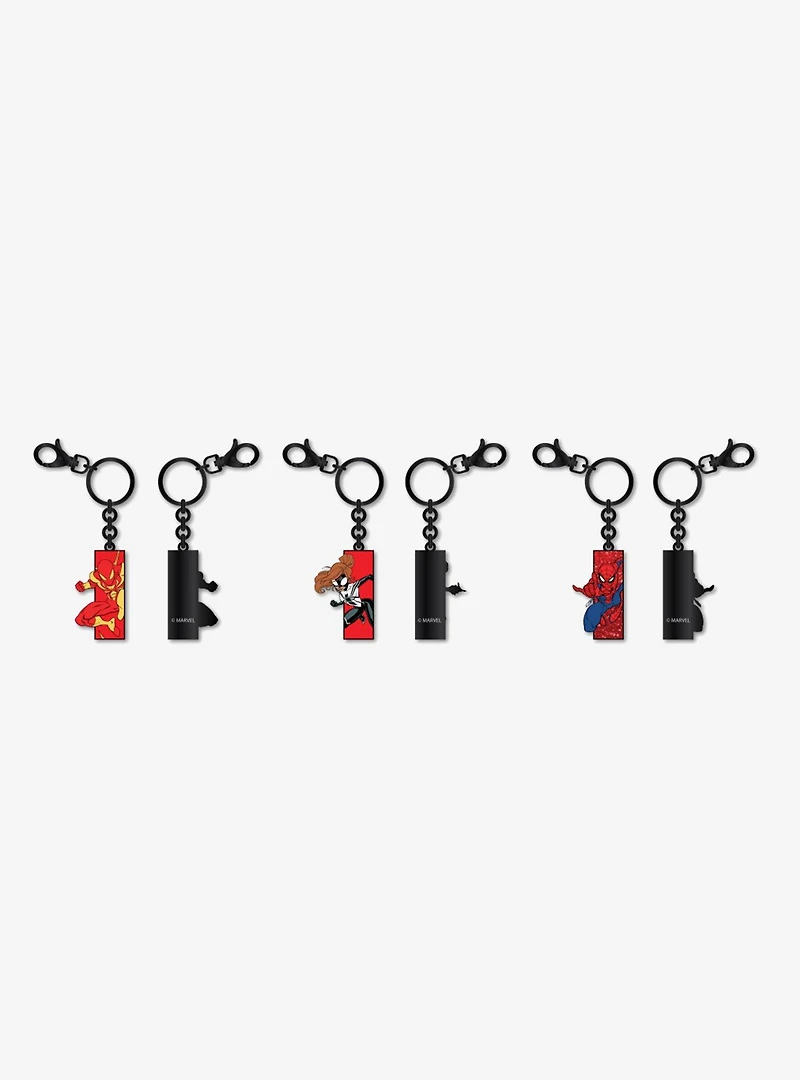 Marvel Spider-Man Characters Blind Assorted Keychain - BoxLunch Exclusive