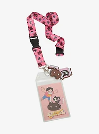 Steven Universe Cookie Cat Allover Print Lanyard - BoxLunch Exclusive