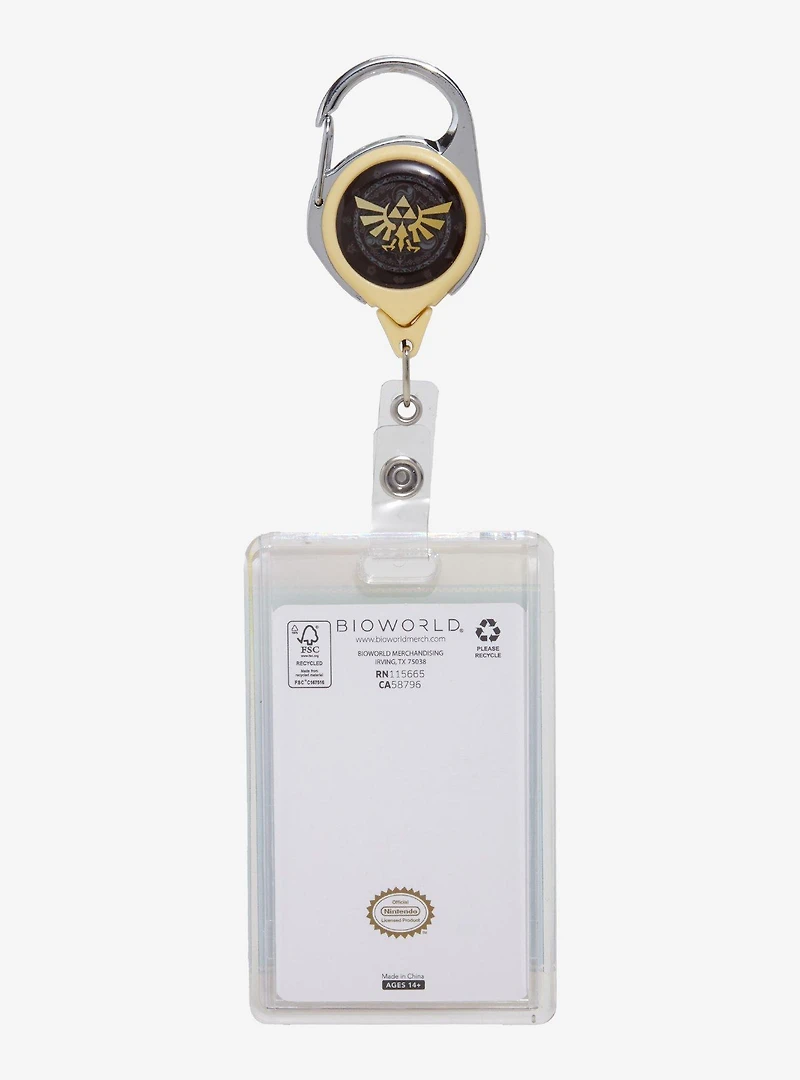 Nintendo The Legend of Zelda Royal Hyrule Crest Retractable Lanyard - BoxLunch Exclusive