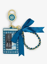 Loungefly Disney Lilo & Stitch Winter Ribbon Retractable Lanyard — BoxLunch Exclusive