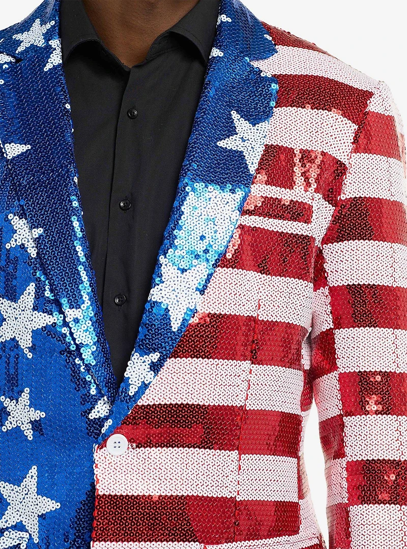 Sequins Stars & Stripes Blazer