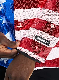 Sequins Stars & Stripes Blazer