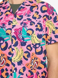 Jazzy Jungle Button-Up Shirt & Short Set