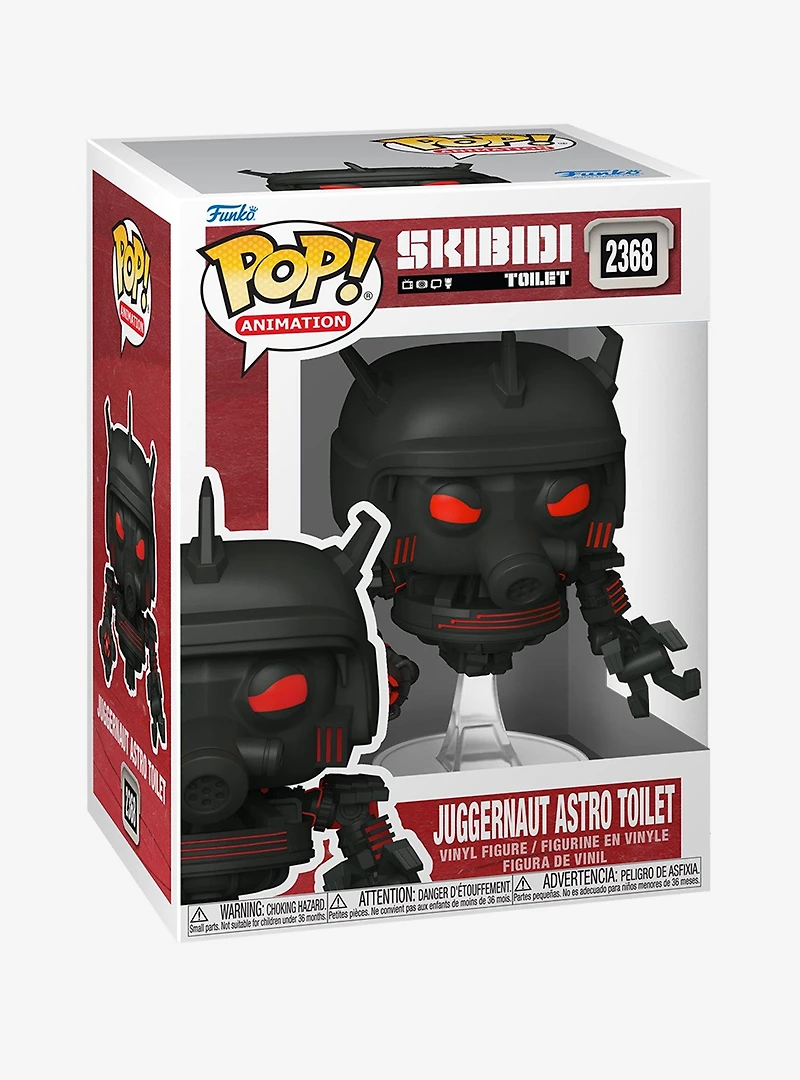 Funko Pop! Animation Skibidi Toilet Juggernaut Astro Toilet Vinyl Figure