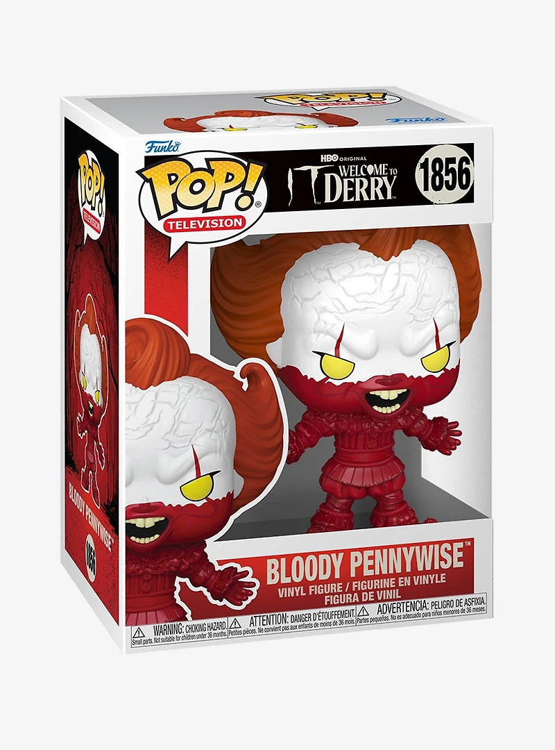 Funko Pop! Television IT: Welcome To Derry Bloody Pennywise Vinyl Figure