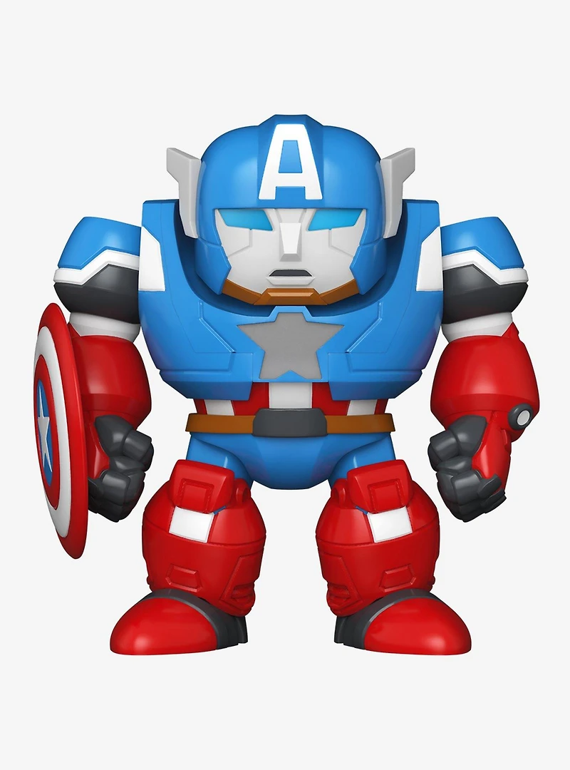 Funko Bitty Pop! Bitty Bot Marvel Captain America Mech With Captain America Vinyl Figure Set