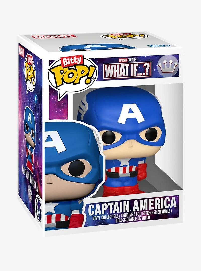 Funko Bitty Pop! Bitty Bot Marvel Captain America Mech With Captain America Vinyl Figure Set