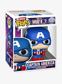 Funko Bitty Pop! Bitty Bot Marvel Captain America Mech With Captain America Vinyl Figure Set