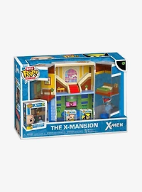 Funko Bitty Pop! Bitty Box Marvel X-Men The X-Mansion Acrylic Display Box with Miniature Vinyl Figures