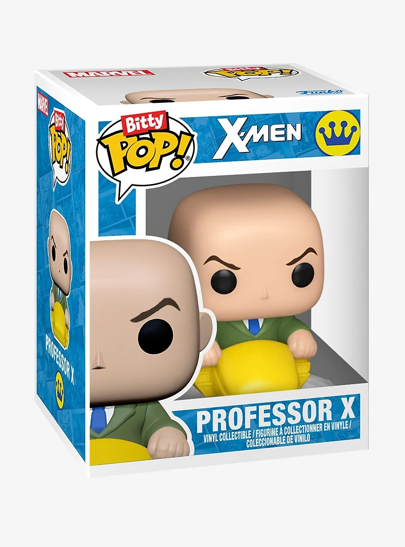 Funko Bitty Pop! Bitty Box Marvel X-Men The X-Mansion Acrylic Display Box with Miniature Vinyl Figures