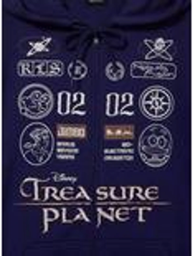 Disney Treasure Planet Embroidered Badges Zippered Hoodie - BoxLunch Exclusive