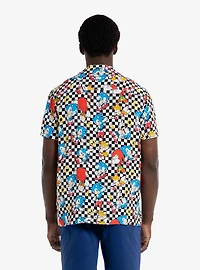 Sonic The Hedgehog Retro Rings Button-Up Shirt