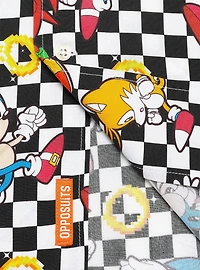 Sonic The Hedgehog Retro Rings Button-Up Shirt