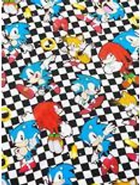 Sonic The Hedgehog Retro Rings Button-Up Shirt