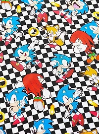 Sonic The Hedgehog Retro Rings Button-Up Shirt