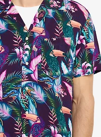 Night Jungle Button-Up Shirt