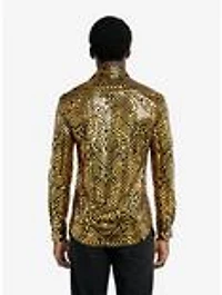 Golden Geo Star Long Sleeve Shirt