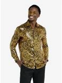 Golden Geo Star Long Sleeve Shirt