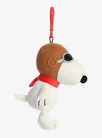 Peanuts Snoopy Flying Ace Plush Bag Clip