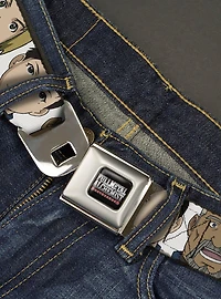 Fullmetal Alchemist: Brotherhood Central Forces Military Faces Seatbelt Buckle Belt
