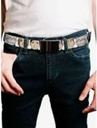 Fullmetal Alchemist: Brotherhood Central Forces Military Faces Flip Web Belt